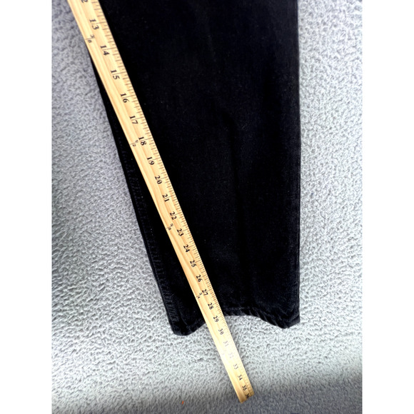 VTG Levi's 505 Jeans Mens 40x30 (38x29) Black Regular Fit Straight Leg Denim USA - Picture 7 of 12
